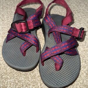 Chaco Women's Sandals Size 5‎ Purple Pink Scrappy EUC